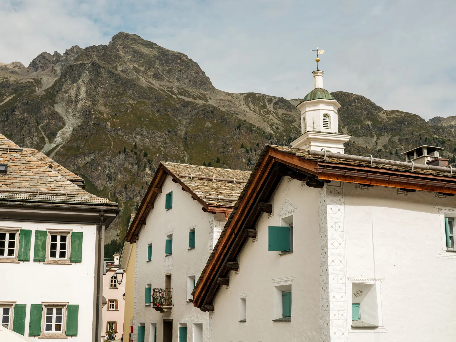 Engadin rooftops